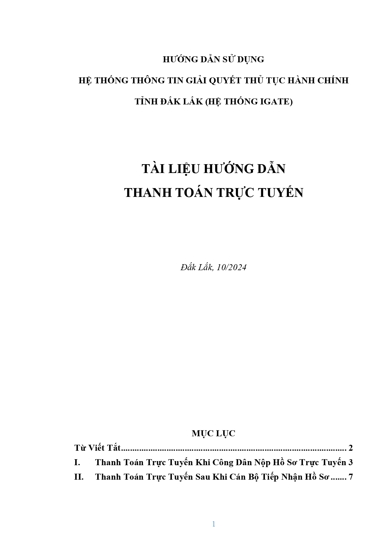 HƯỚNG DẪN THANH TOÁN TRỰC TUYẾN